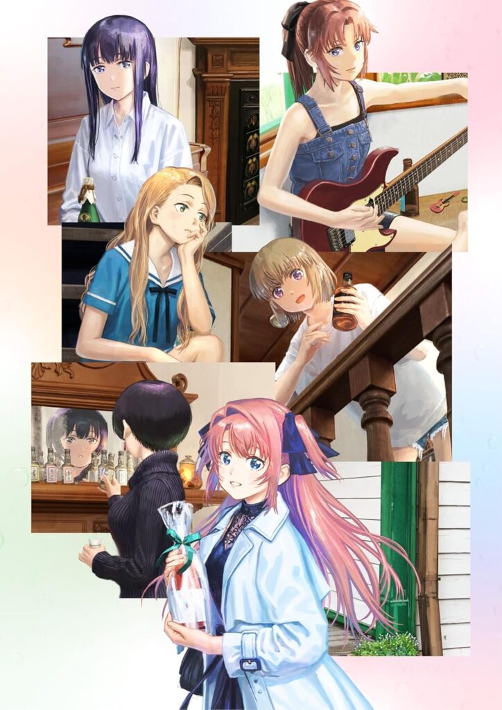 上伊那ぼたん、酔へる姿は百合の花　blue-ray 表紙
